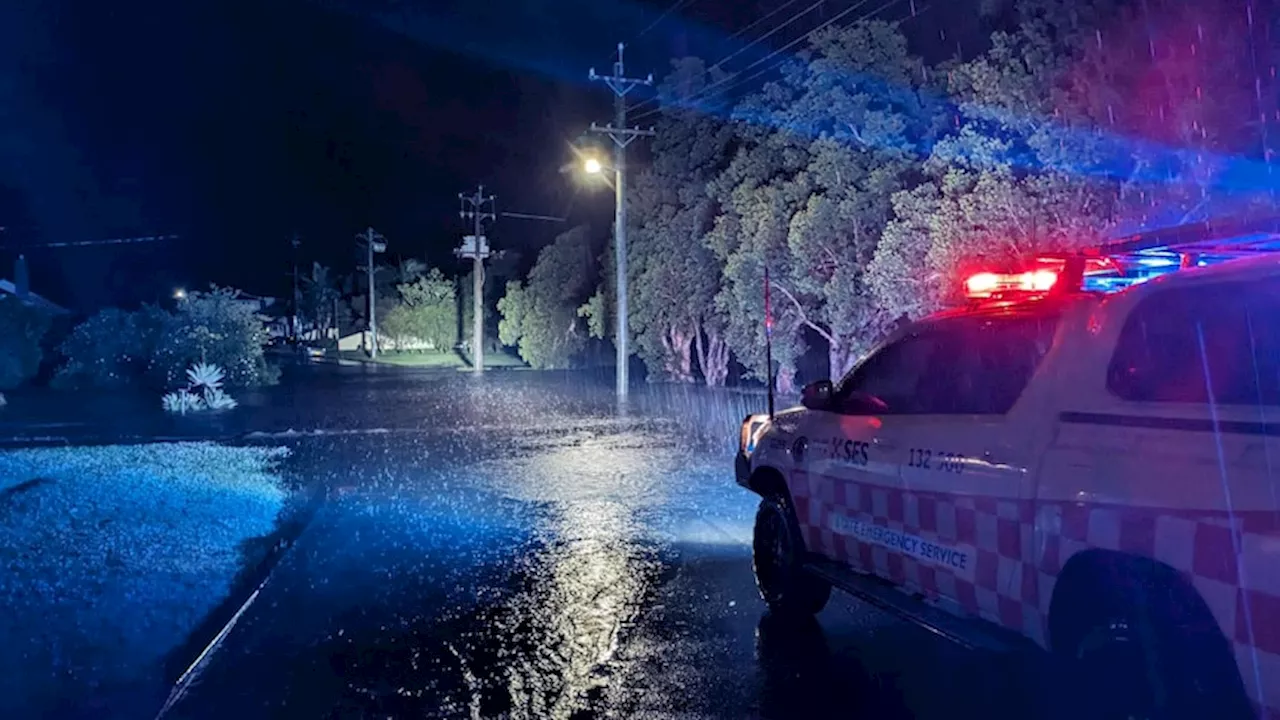 Wild weather leads to cancellation of charity bike ride, closes rail line and beaches in Wollongong