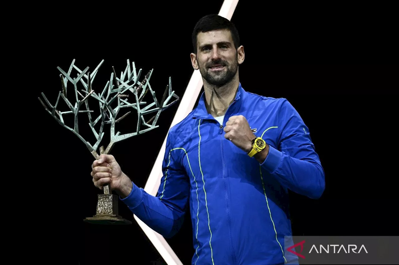 Novak Djokovic menangi gelar Paris Masters untuk ketujuh kalinya