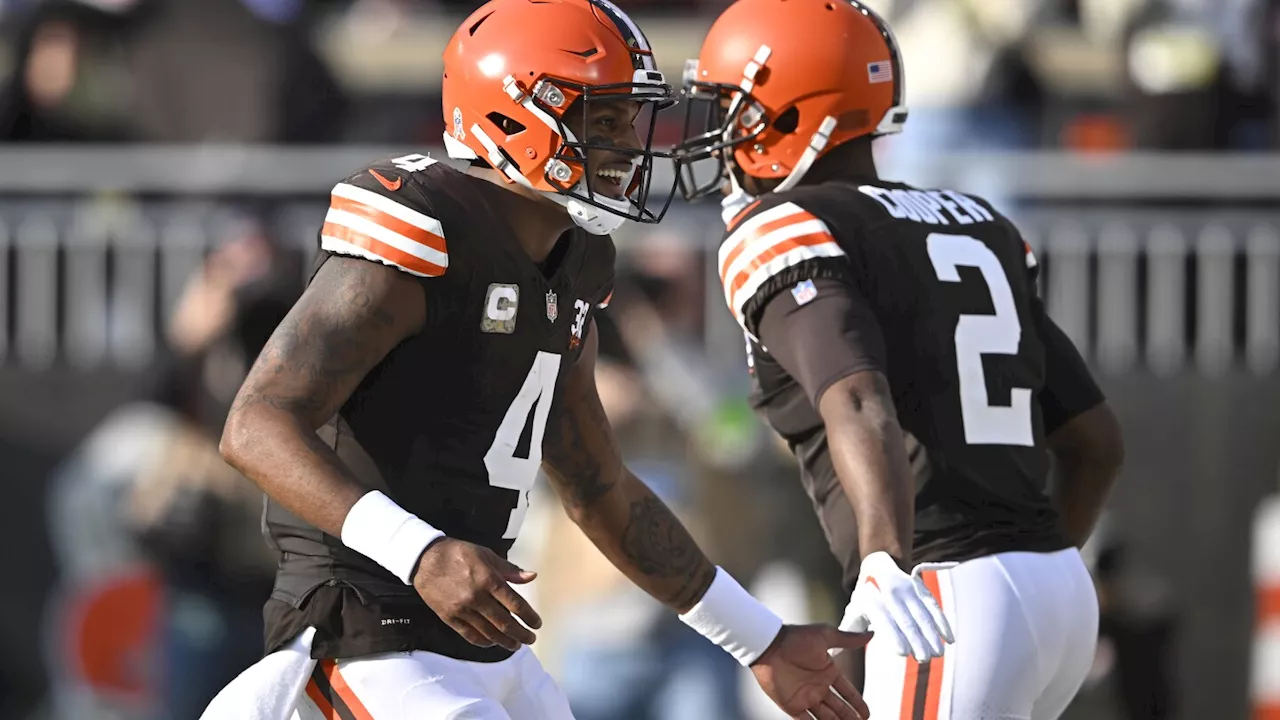 Deshaun Watson throws 2 TD passes in return from shoulder injury, Browns demolish Cardinals 27-0