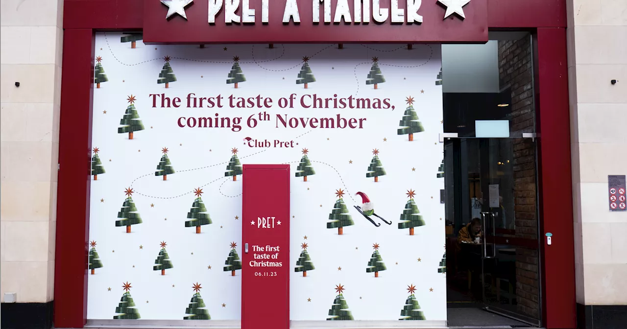 You can try Pret's Christmas sandwiches on Monday if you can crack the code