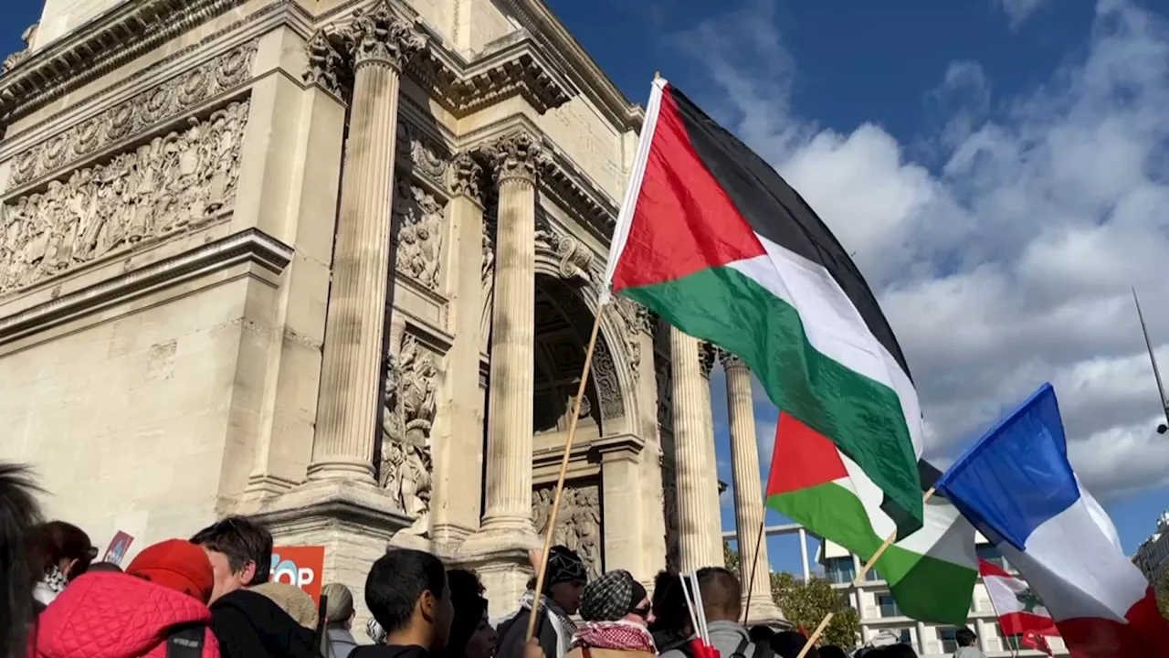 Plusieurs milliers de personnes défilent à Marseille en soutien aux Palestiniens