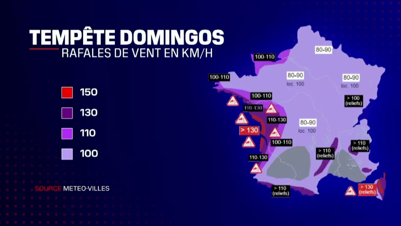 Tempête Domingos: Deux trains bloqués toute la nuit en Corrèze, de nombreux dégâts sur le réseau...