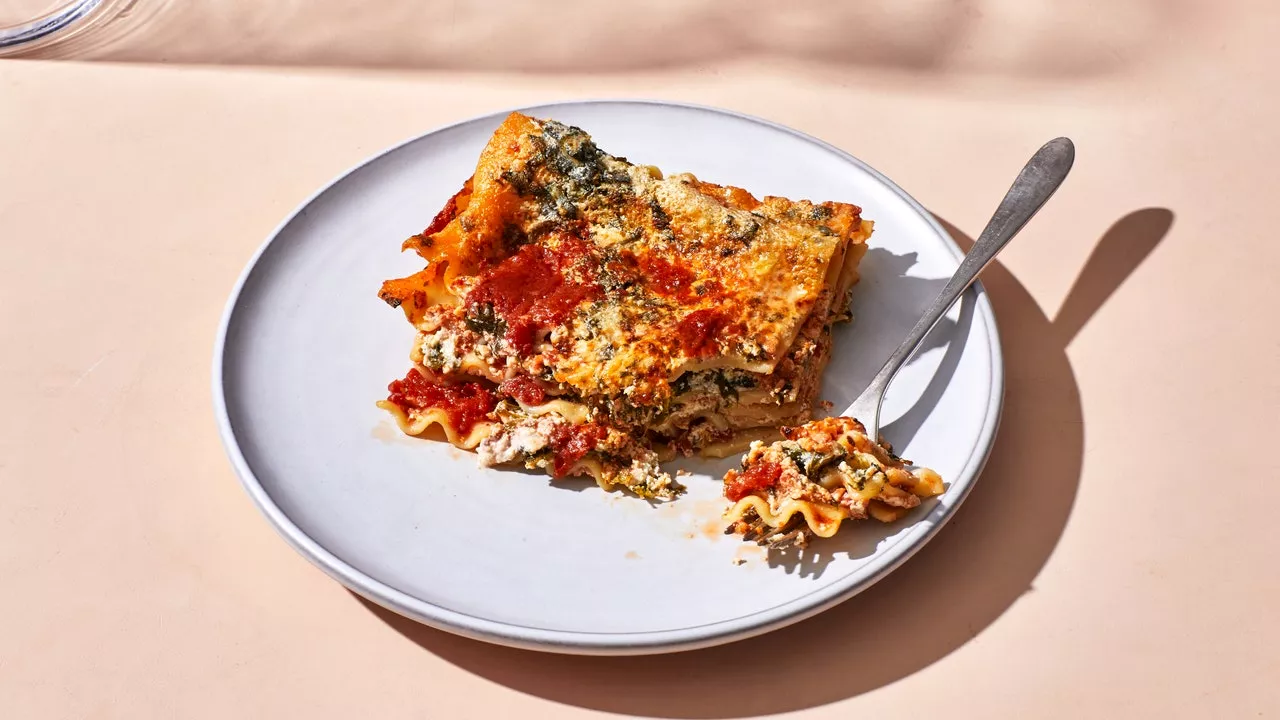 Easy Spinach Lasagna