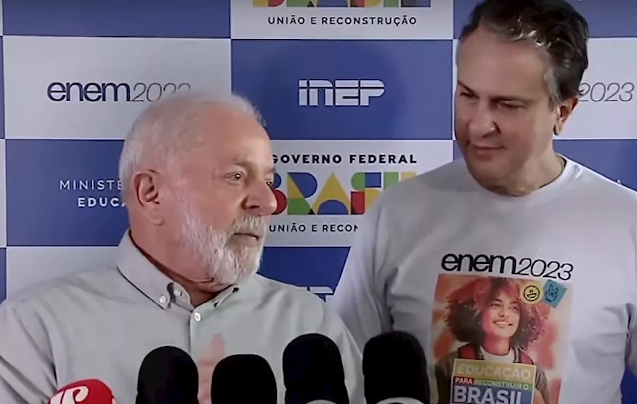 Em dia de Enem, Lula visita Inep e comemora crescimento no número de inscritos