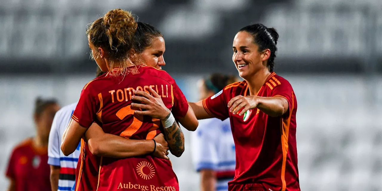 Diretta Juve-Roma: segui la partita di Serie A femminile LIVE