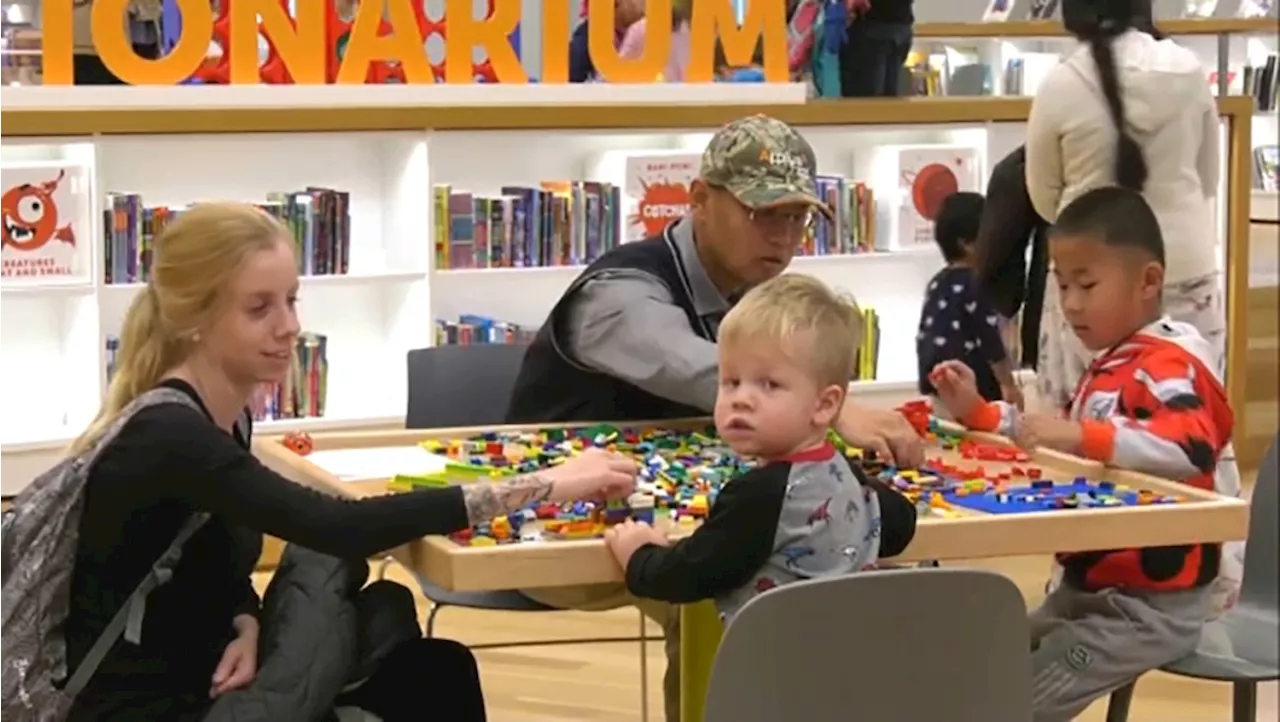 Hundreds show up to celebrate Central Library's fifth birthday