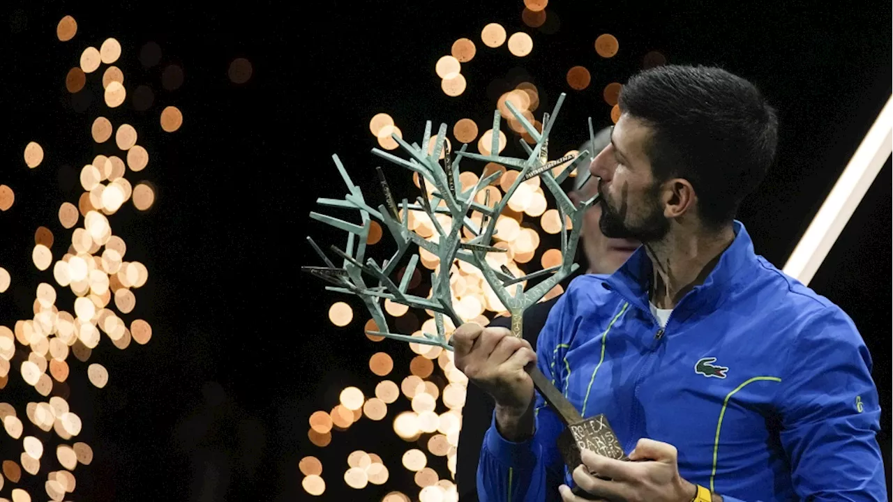 Untouchable Djokovic downs Dimitrov in straight sets for record-extending 7th title at Paris Masters