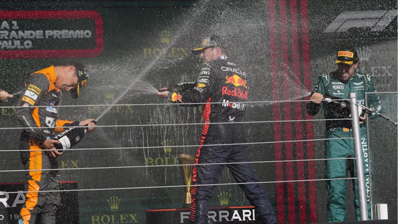 Verstappen wins Brazilian Grand Prix, Perez distances from Hamilton in fight for runner-up place