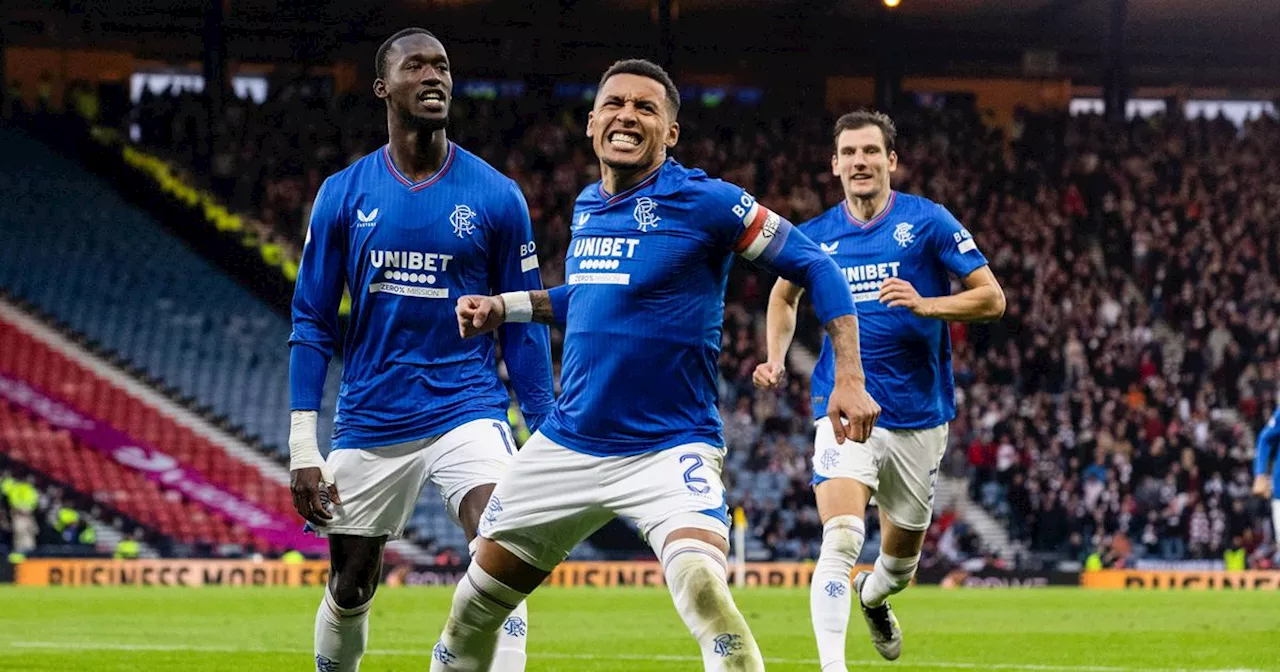 James Tavernier is Rangers Captain Marvel in Hearts Hampden stroll