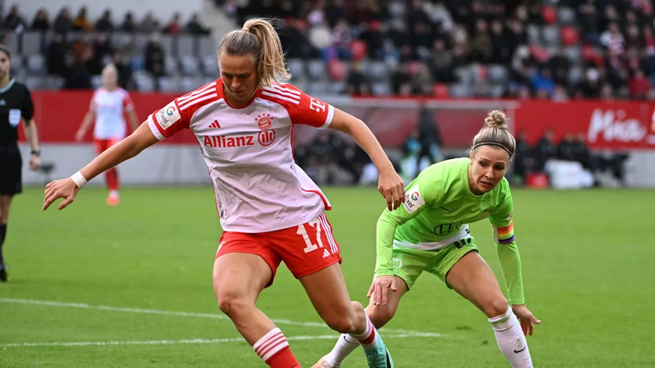 Frauen-Bundesliga-Topspiel: Bayern bezwingt die Wölfinnen und übernimmt Tabellenführung