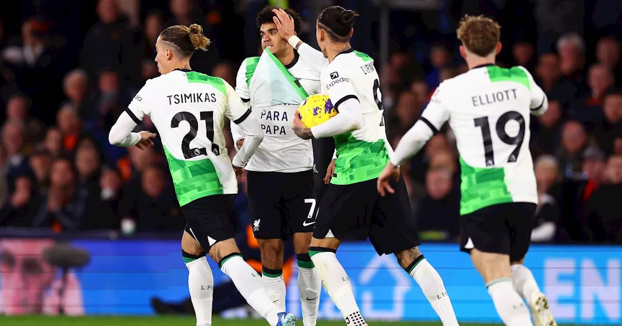 Rate the Liverpool players after Luis Diaz grabs late equaliser against Luton