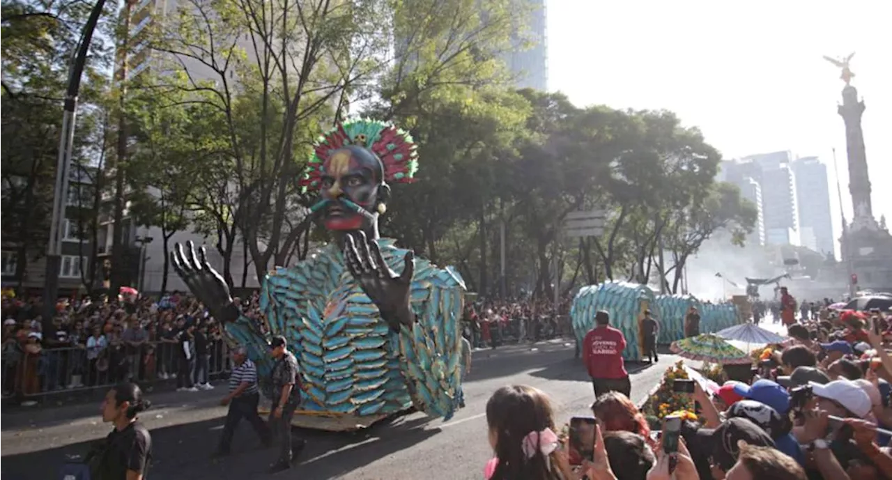 Acuden un millón 250 mil personas al desfile Día de Muertos en la CDMX