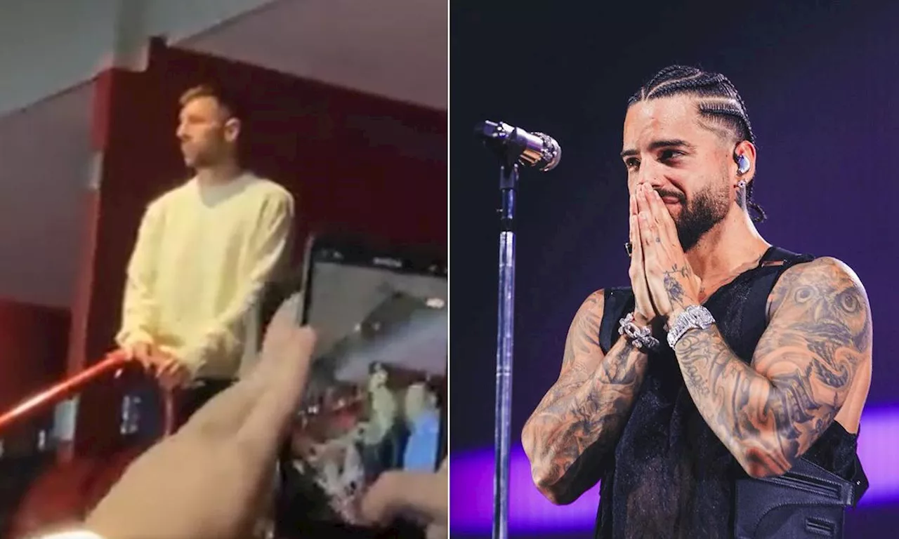 A ritmo de reguetón: Messi causa sensación durante concierto de Maluma