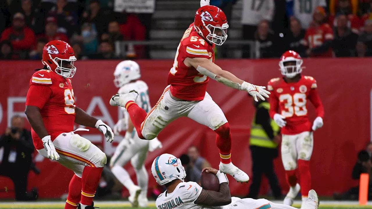 Kansas City Chiefs um Patrick Mahomes gewinnen Frankfurter NFL-'Heimspiel' gegen Miami Dolphins