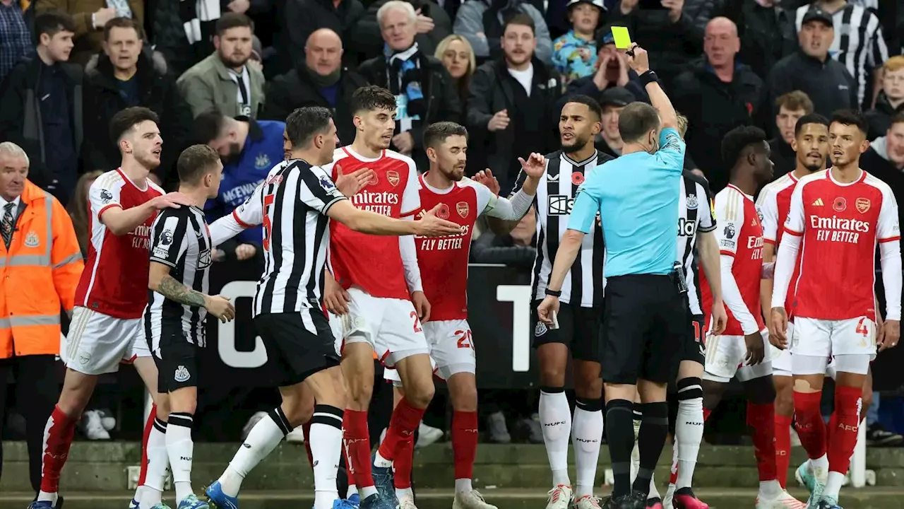 Neville slams Arsenal player for ‘dangerous’ challenge but backtracks after Newcastle reaction