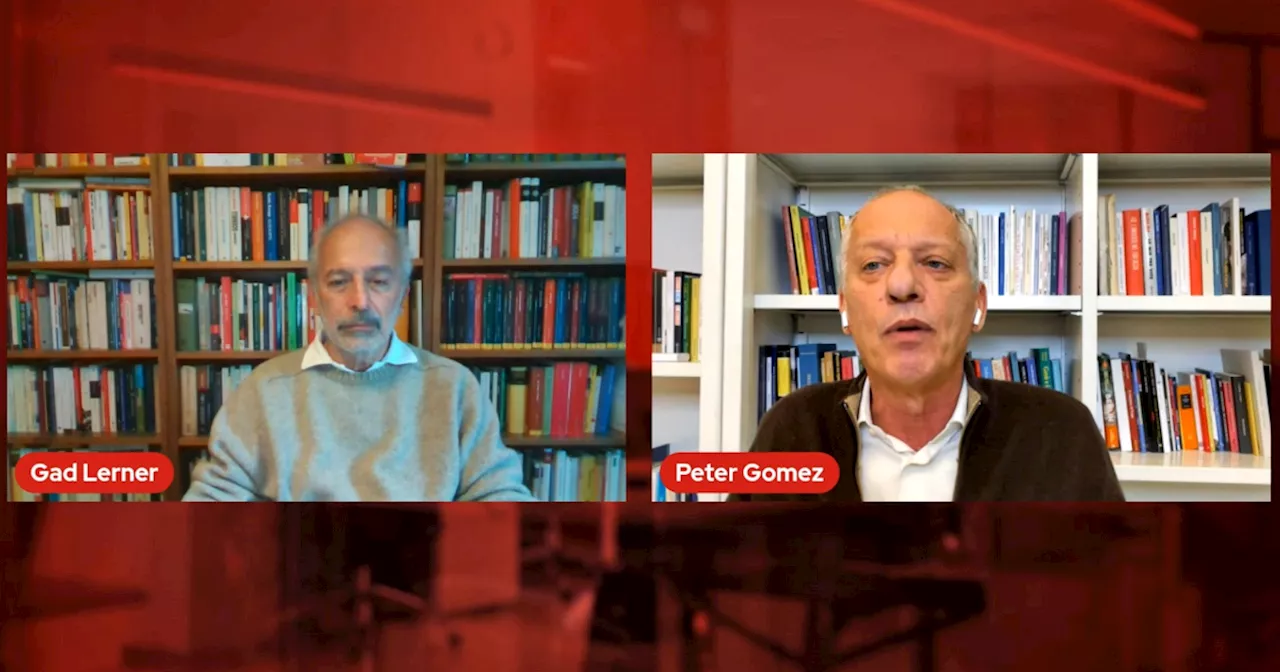 Guerra Israele-Palestina e antisemitismo, Peter Gomez dialoga con Gad Lerner: rivedi la diretta