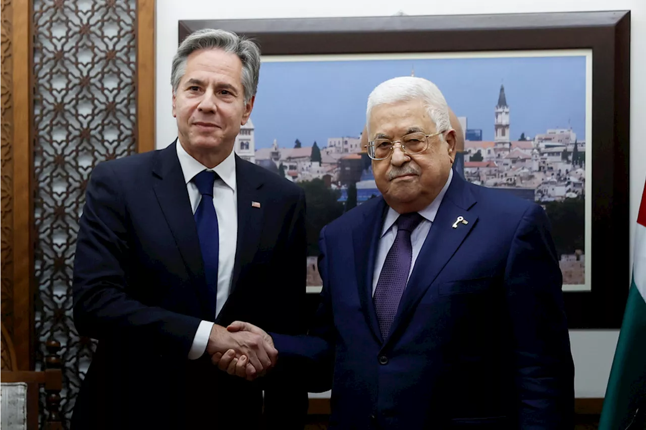 Abbas presses Blinken to push for Gaza ceasefire in surprise meet