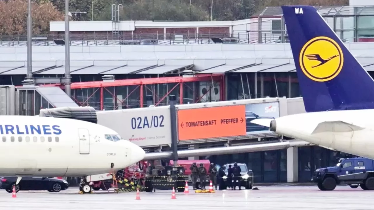 Detienen a Hombre Armado que Tomó a su Hija como Rehén en Aeropuerto de Hamburgo