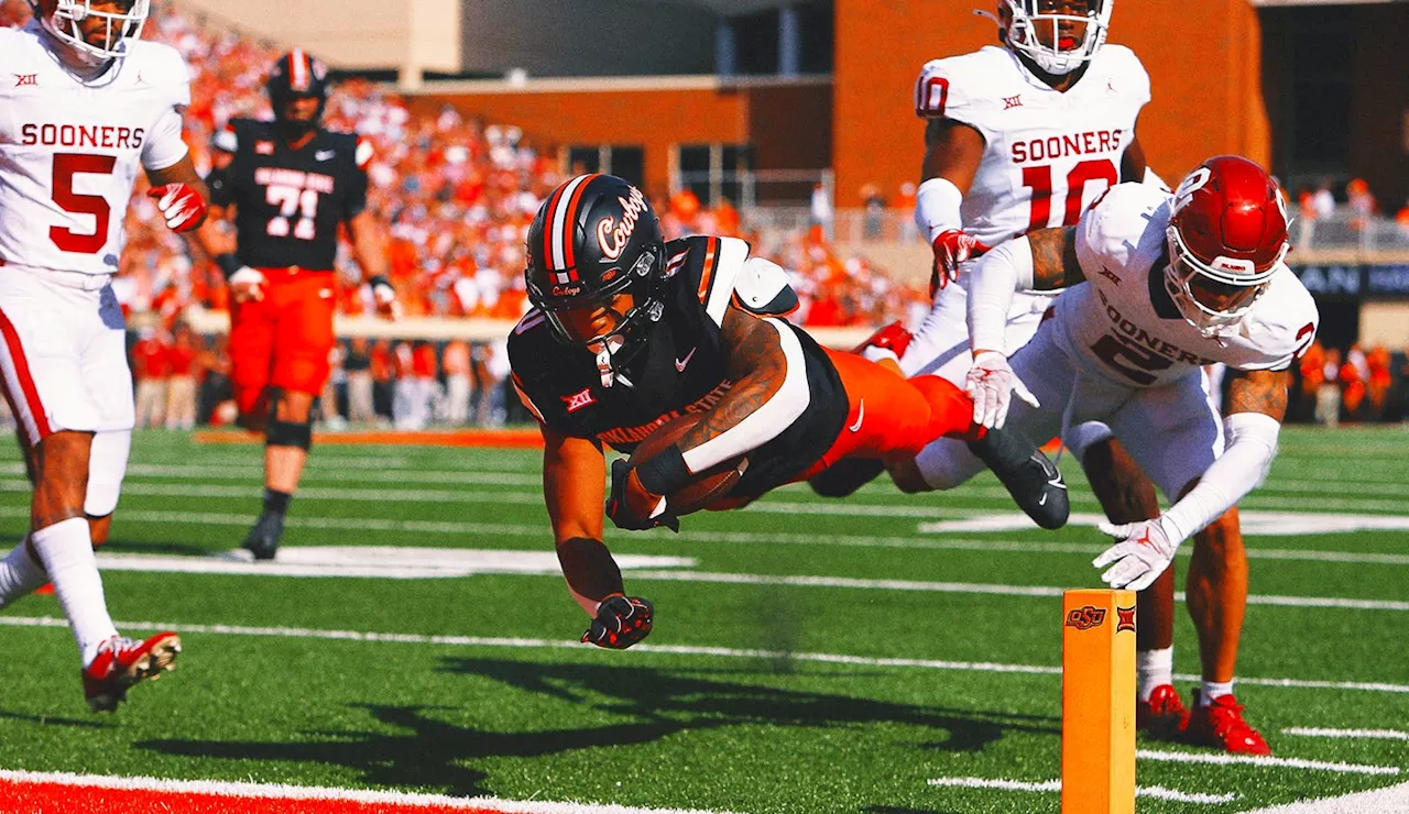 Ollie Gordon runs for 137 yards, 2 TDs to lift Oklahoma State over Oklahoma