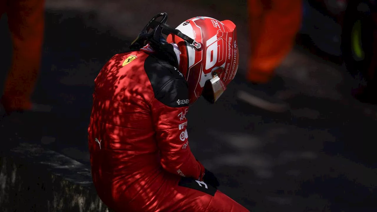 ‘Why the f*** am I so unlucky’: Ferrari star can’t believe devastating F1 moment