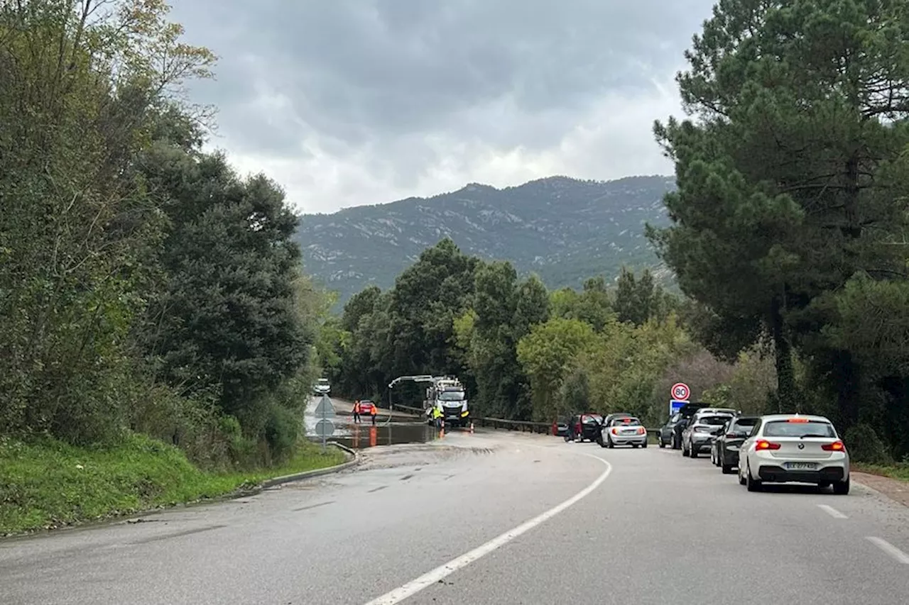 Tempêtes Ciaran et Domingos : plusieurs routes de Corse fermées