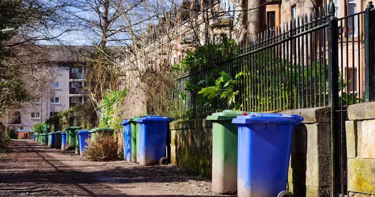 122,000 Glasgow homes to get fifth new bin amid concerns over 'lack of space'