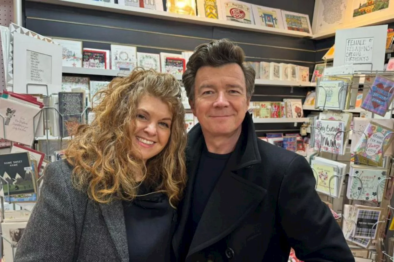 Rick Astley spotted in Glasgow West End shop Velvet Moon