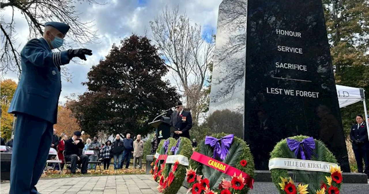 West Island Remembrance Day ceremony highlights peace, duty to remember