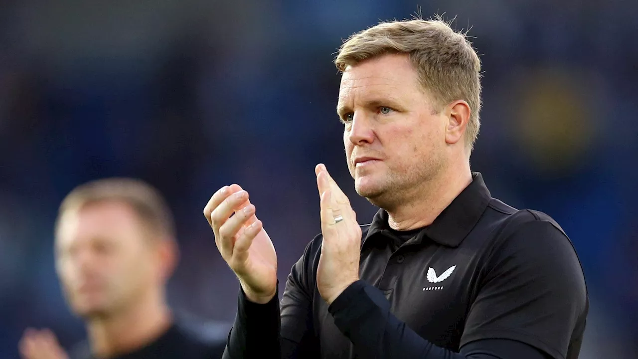  Newcastle boss Eddie Howe responds to Mikel Arteta claiming decision to allow Anthony Gordon's winner against Arsenal was 'embarrassing'