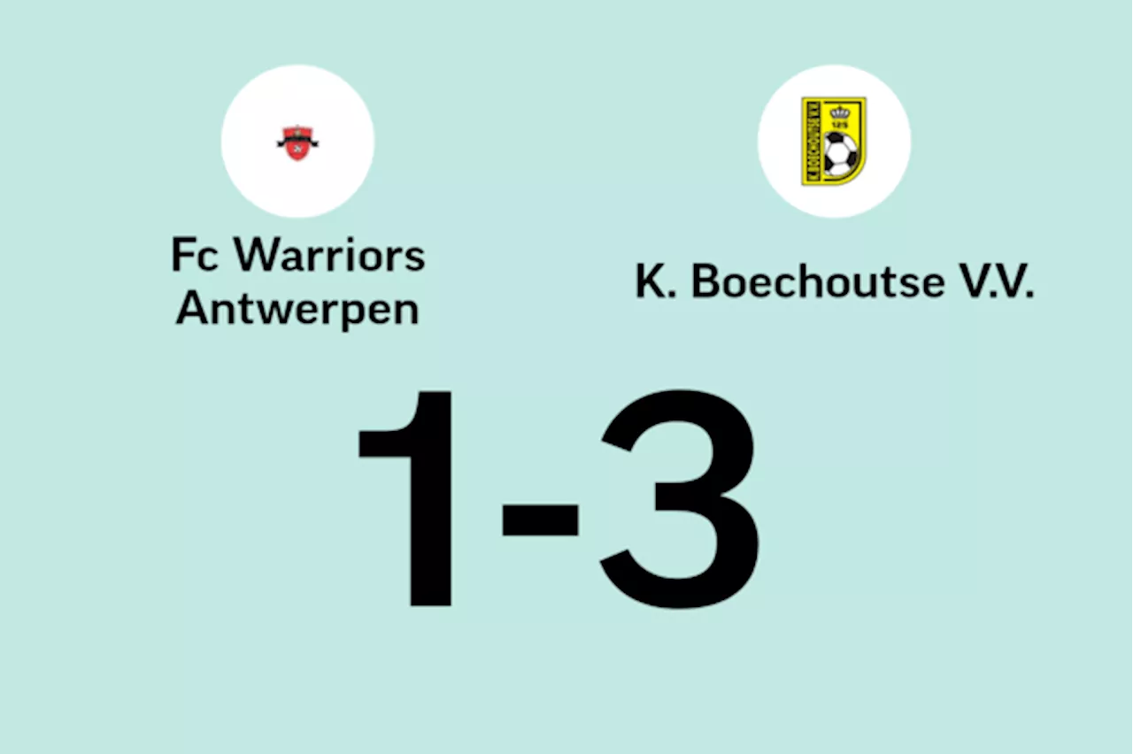 Boechoutse VV wint uit van Warriors, mede dankzij twee treffers Van Den Broeck