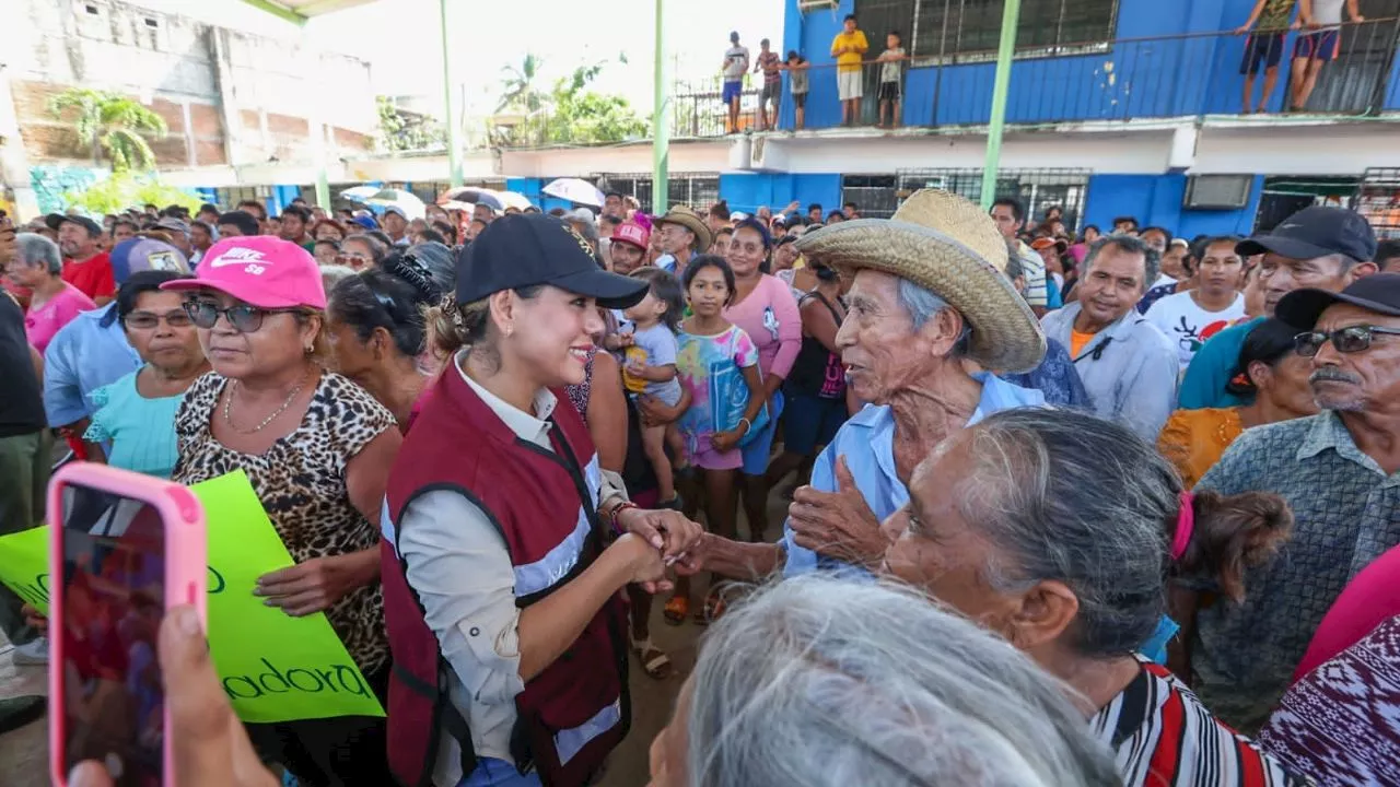 Evelyn Salgado: “Acapulco lo vamos a levantar entre todos, luchando de pie&quot;