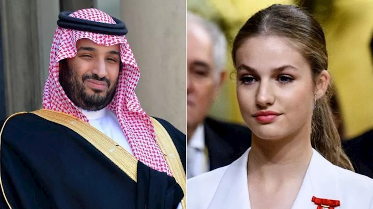 El príncipe heredero saudí felicita a la princesa Leonor