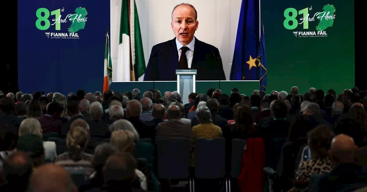 Fianna Fáil leader Micheál Martin rallies ardfheis faithful and spurns bete noire Sinn Féin