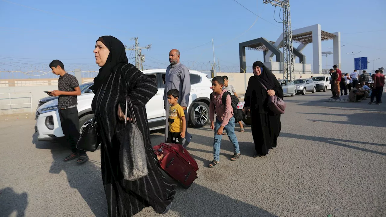 Britons in Gaza forced to wait for escape as Rafah crossing remains shut