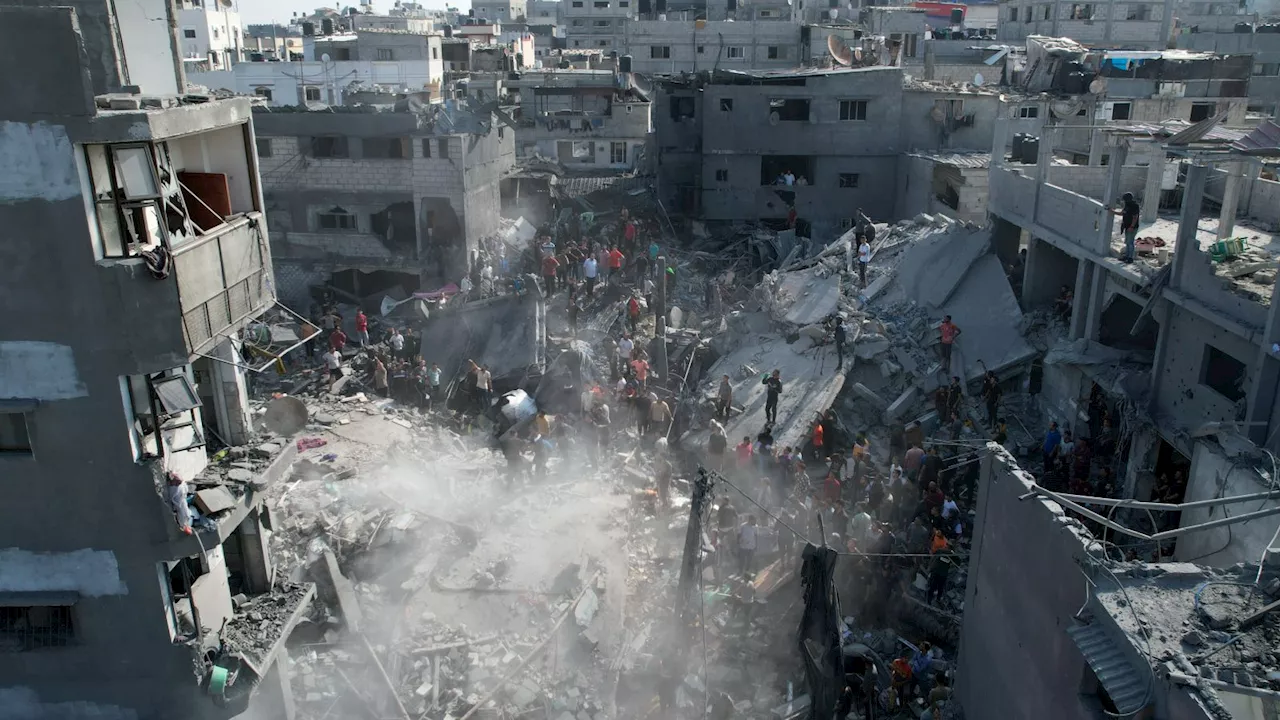 Dozens killed in blast at Gaza refugee camp, Palestinian health officials say