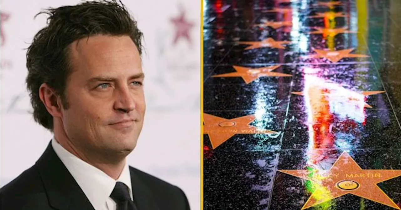 Poignant plan reported for Matthew Perry star on Hollywood Walk of Fame