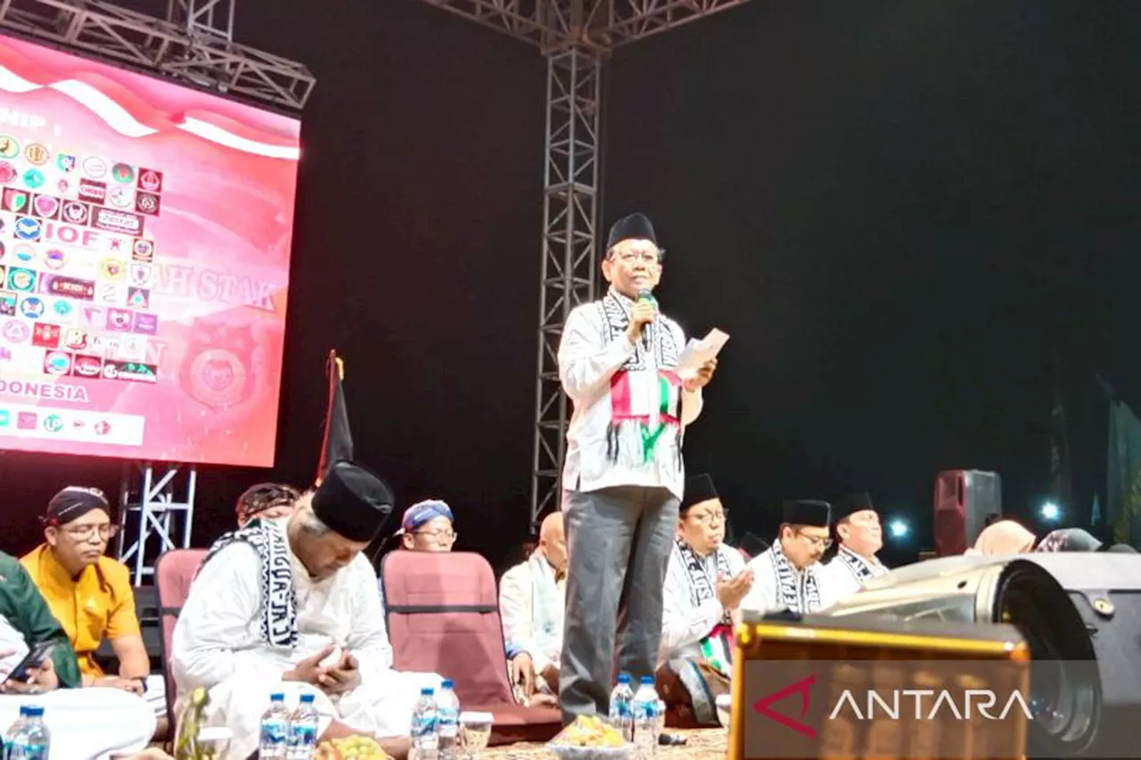 Mahfud MD: Ya Allah, Hancurkanlah Kekuatan Jahat Orang-Orang Yahudi dan Israel