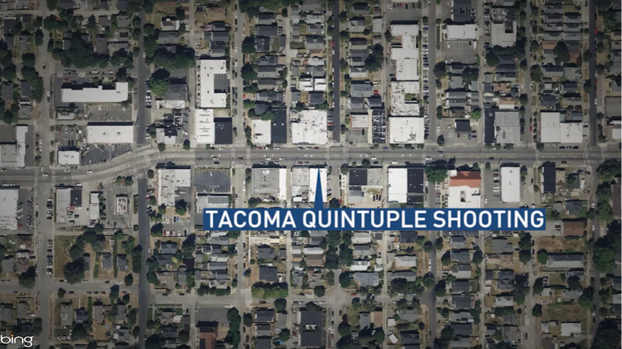 2 dead, 3 seriously injured in quintuple Tacoma shooting Sunday morning