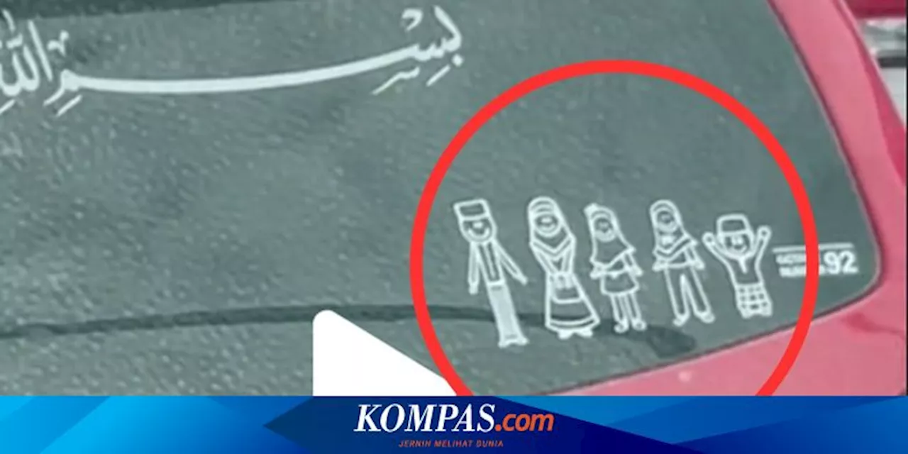 Tempel Stiker 'Happy Family' di Kaca Mobil Bisa Undang Pelaku Kejahatan, Ini Kata Kriminolog