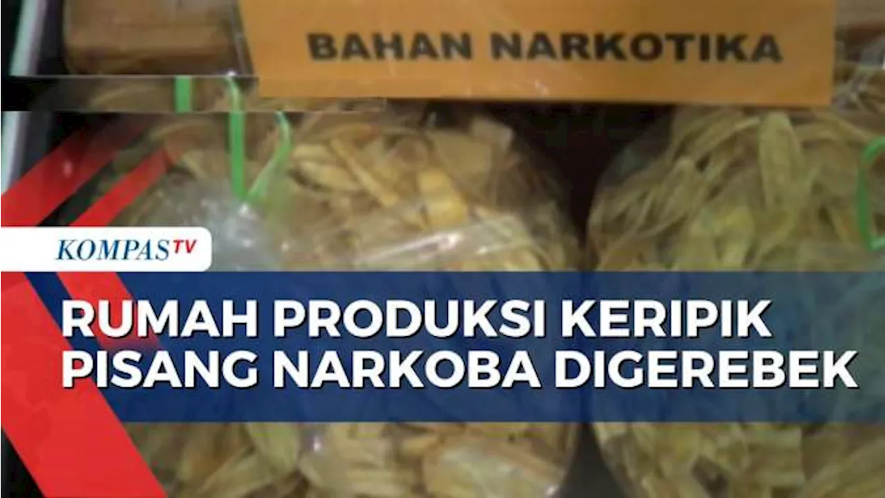 Polisi Masih Buru 4 Tersangka Rumah Produksi Keripik Pisang Narkoba dan Happy Water di Bantul