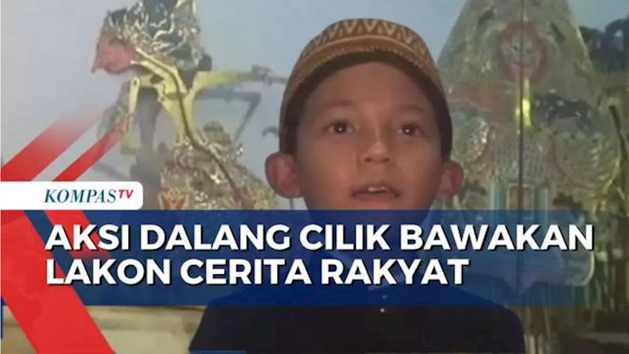 Sambut Hari Wayang Sedunia, Pertunjukan 11 Dalang Cilik di Jember Ini Layaknya Profesional