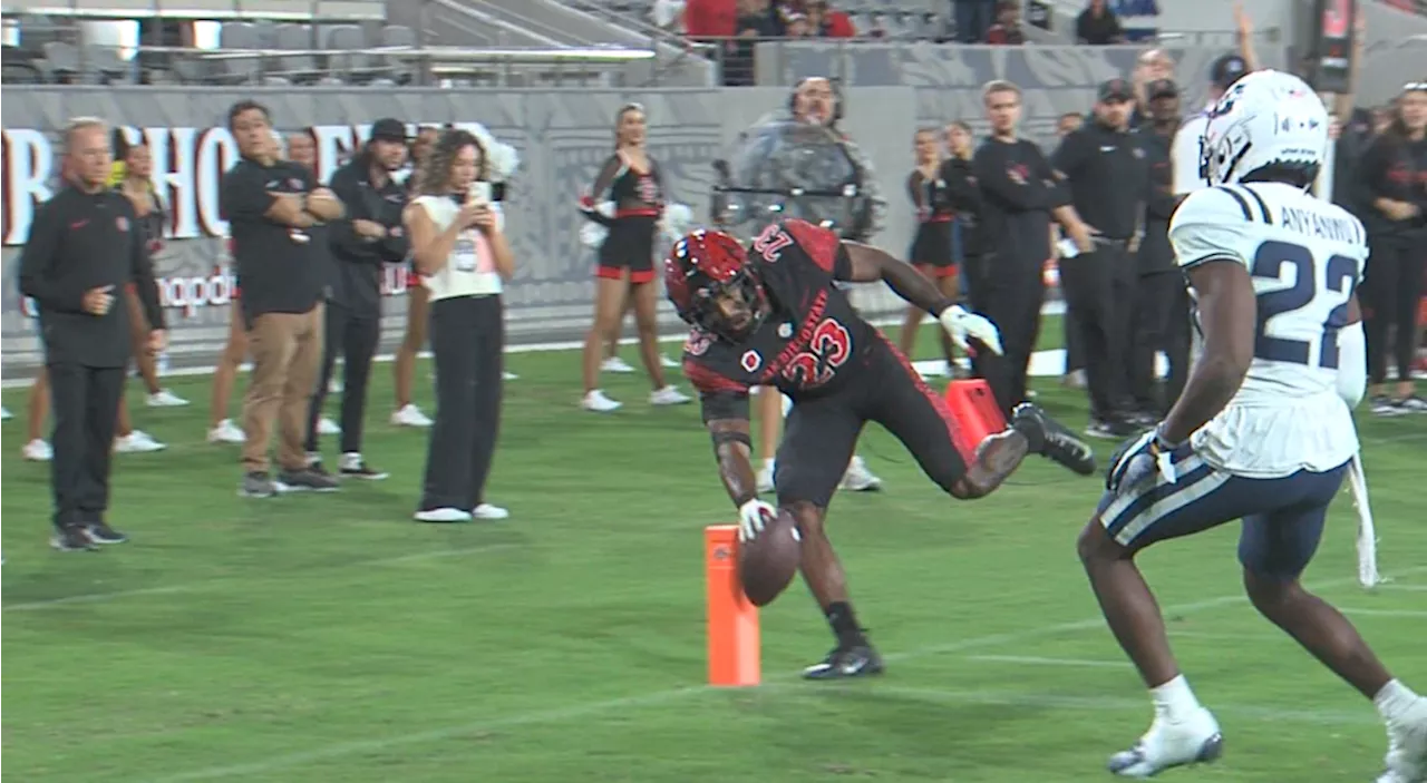 Aztecs fall short to Utah State 32-24 in double overtime -