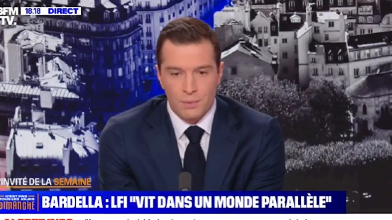 Pour Jordan Bardella, Jean-Marie Le Pen n’est « pas antisémite »