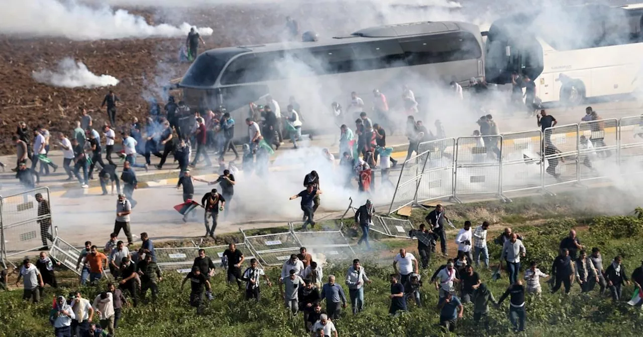 Pro-Palestinian protesters try to storm US military base in Turkey