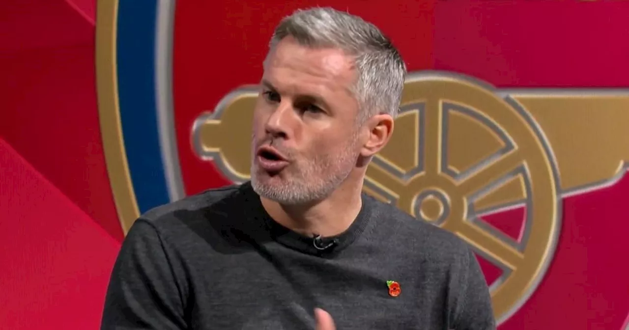 Two players will cost Arsenal the Premier League title, says Jamie Carragher