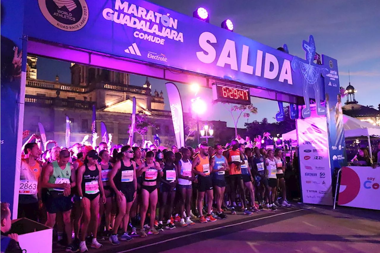 Más de 7 mil personas participaron en el Maratón Guadalajara 2023