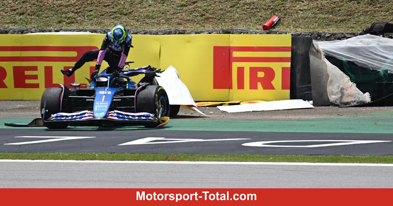 Esteban Ocon: War keine Garantie, dass das Auto für Sprint repariert sein würde