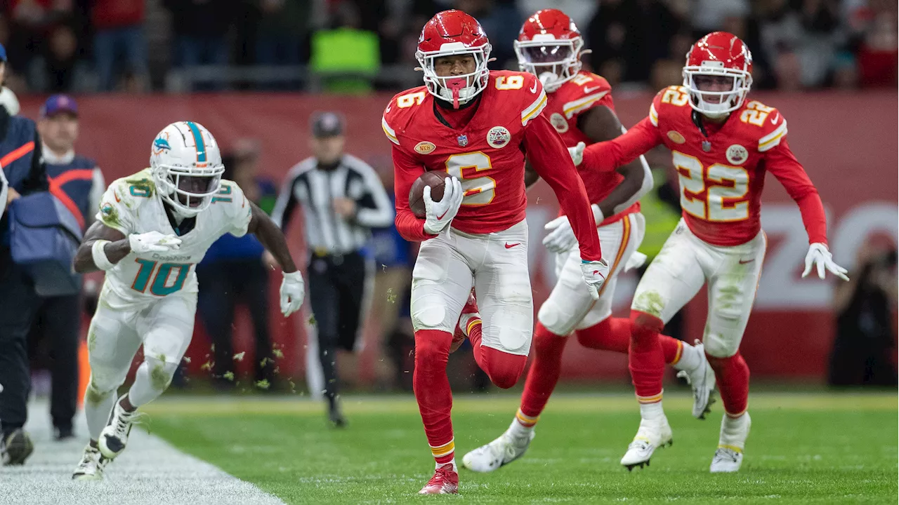 3 takeaways from the Chiefs' one-score victory over the Dolphins in Germany