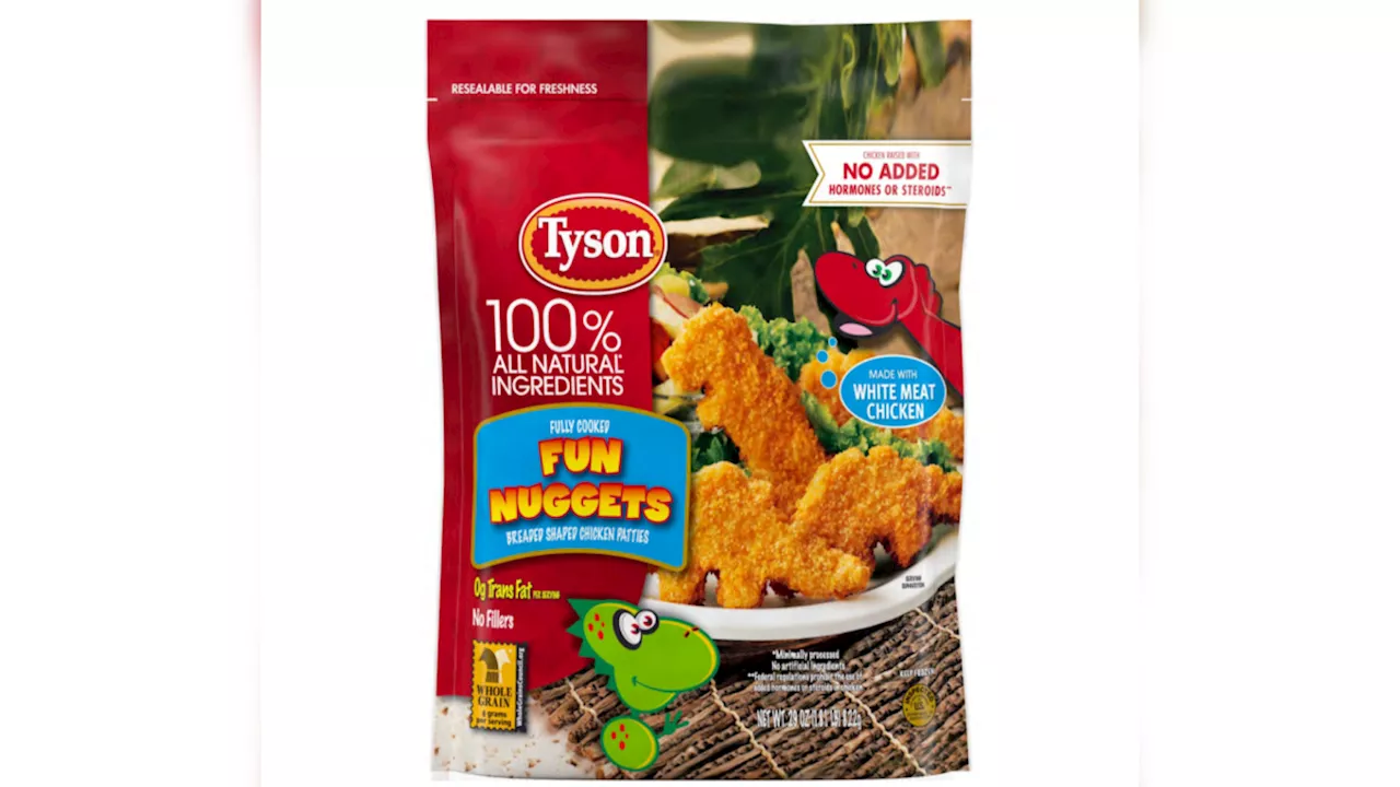 Tyson Foods recalls nearly 30,000 pounds of its dinosaur-shaped nuggets