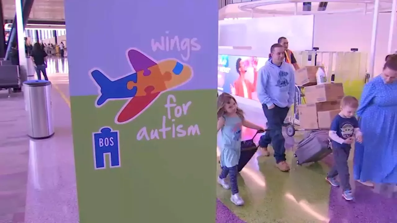 ‘Wings for Autism' event at Logan Airport helps families prepare for future vacations